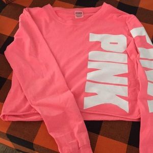 Xs pink crop top
